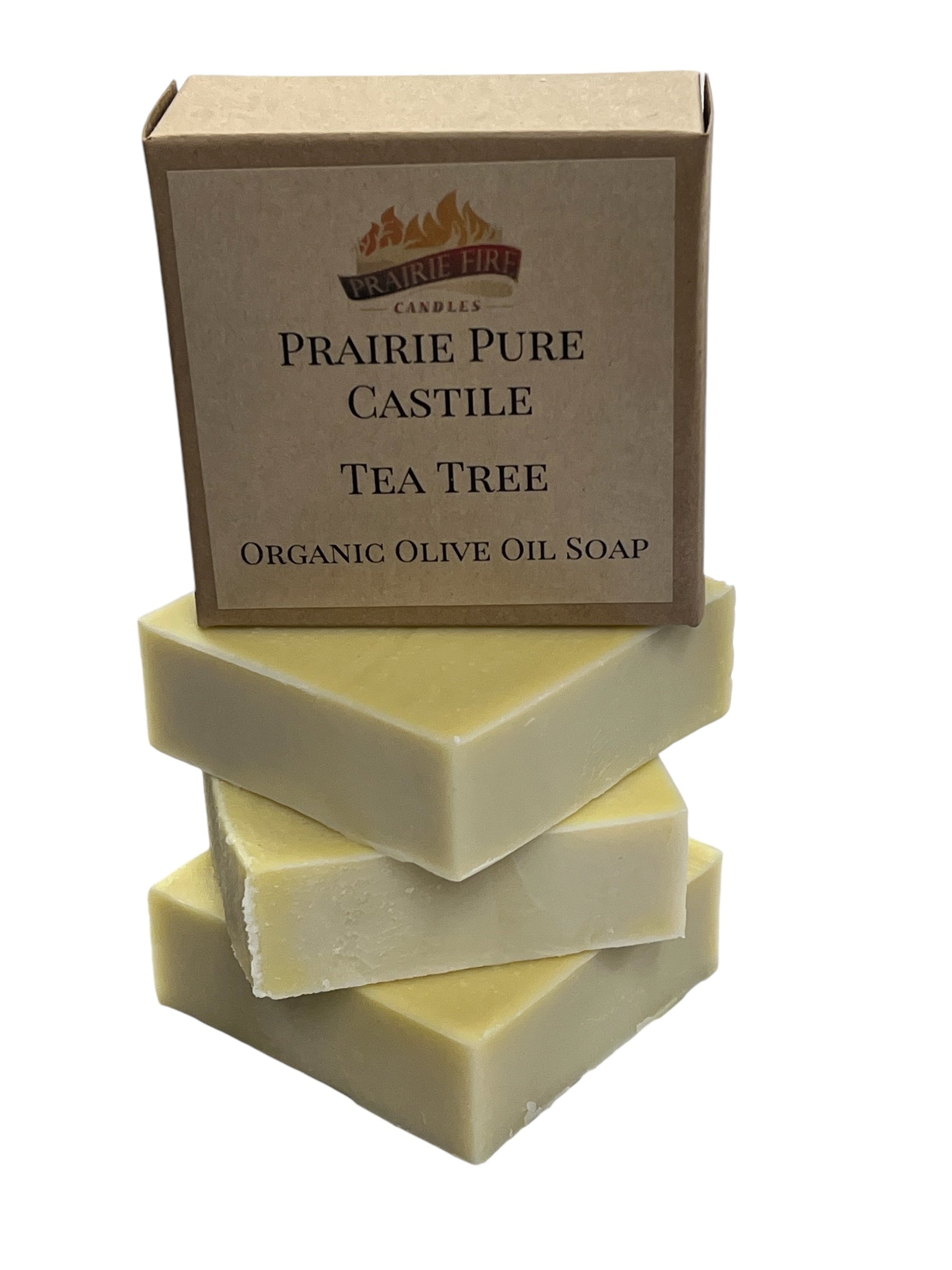 Pure Real Castile - (3 Pack) - Organic Olive Oil Soap for Sensitive Skin - Fragrance Free and Dye Free - 100% Certified Organic Extra Virgin Olive Oil
