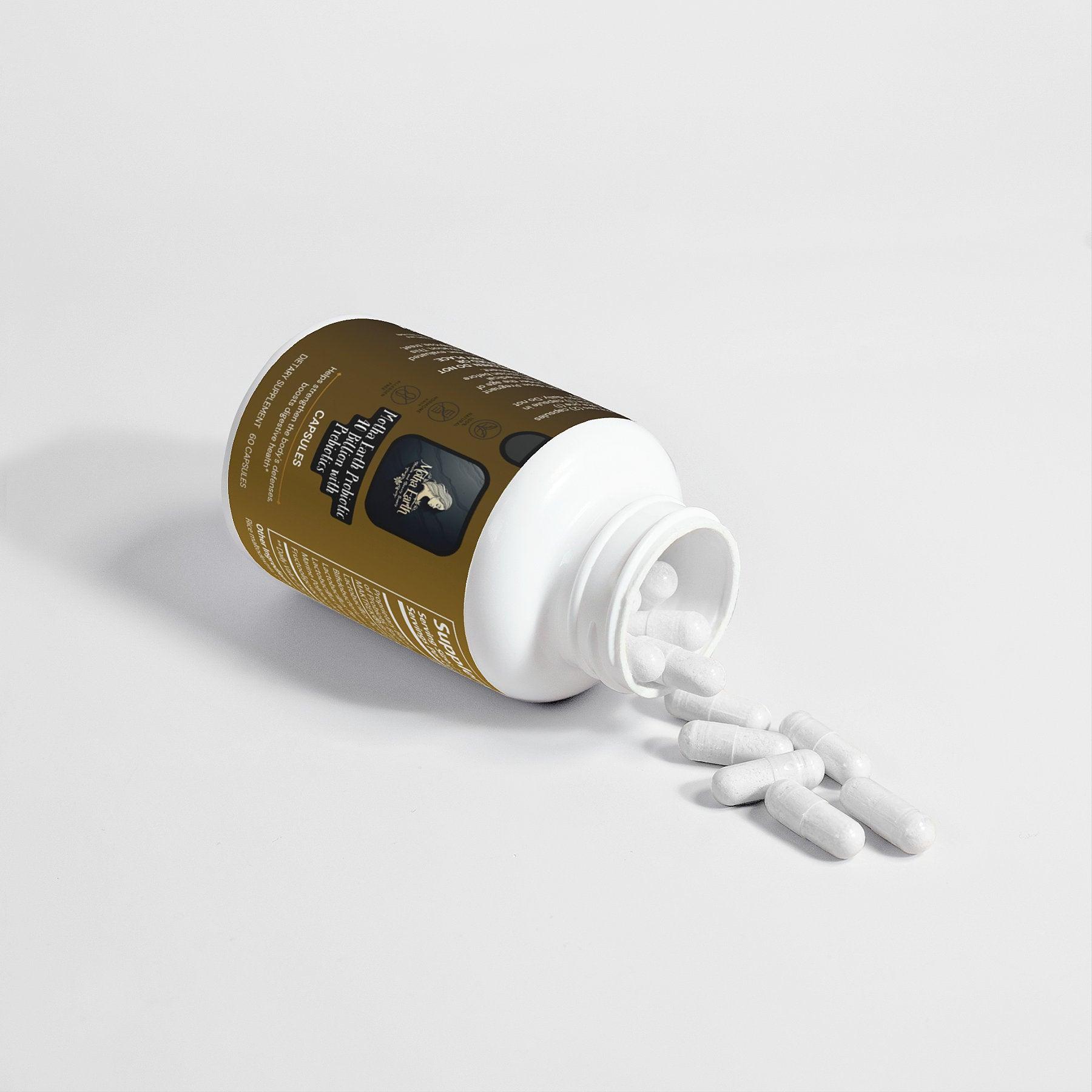 Motha Earth Probiotic 40 Billion Prebiotics. Made in USA