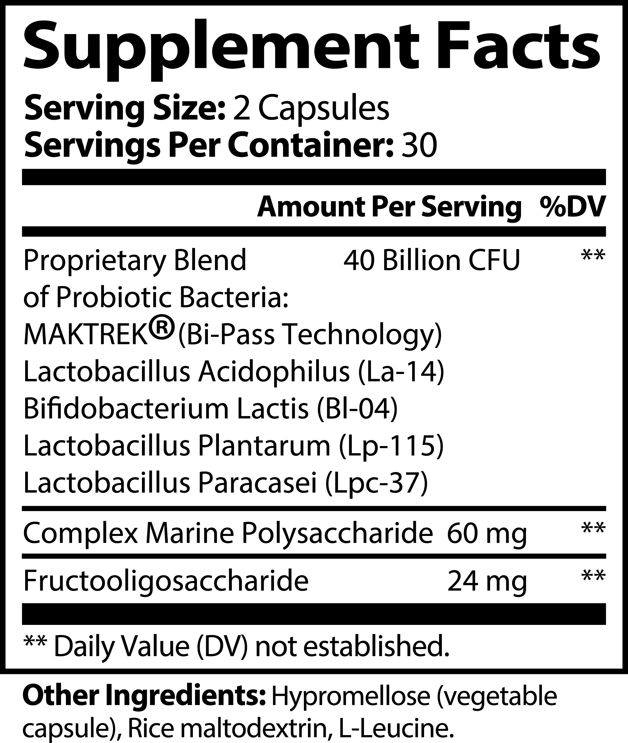 Motha Earth Probiotic 40 Billion Prebiotics. Made in USA