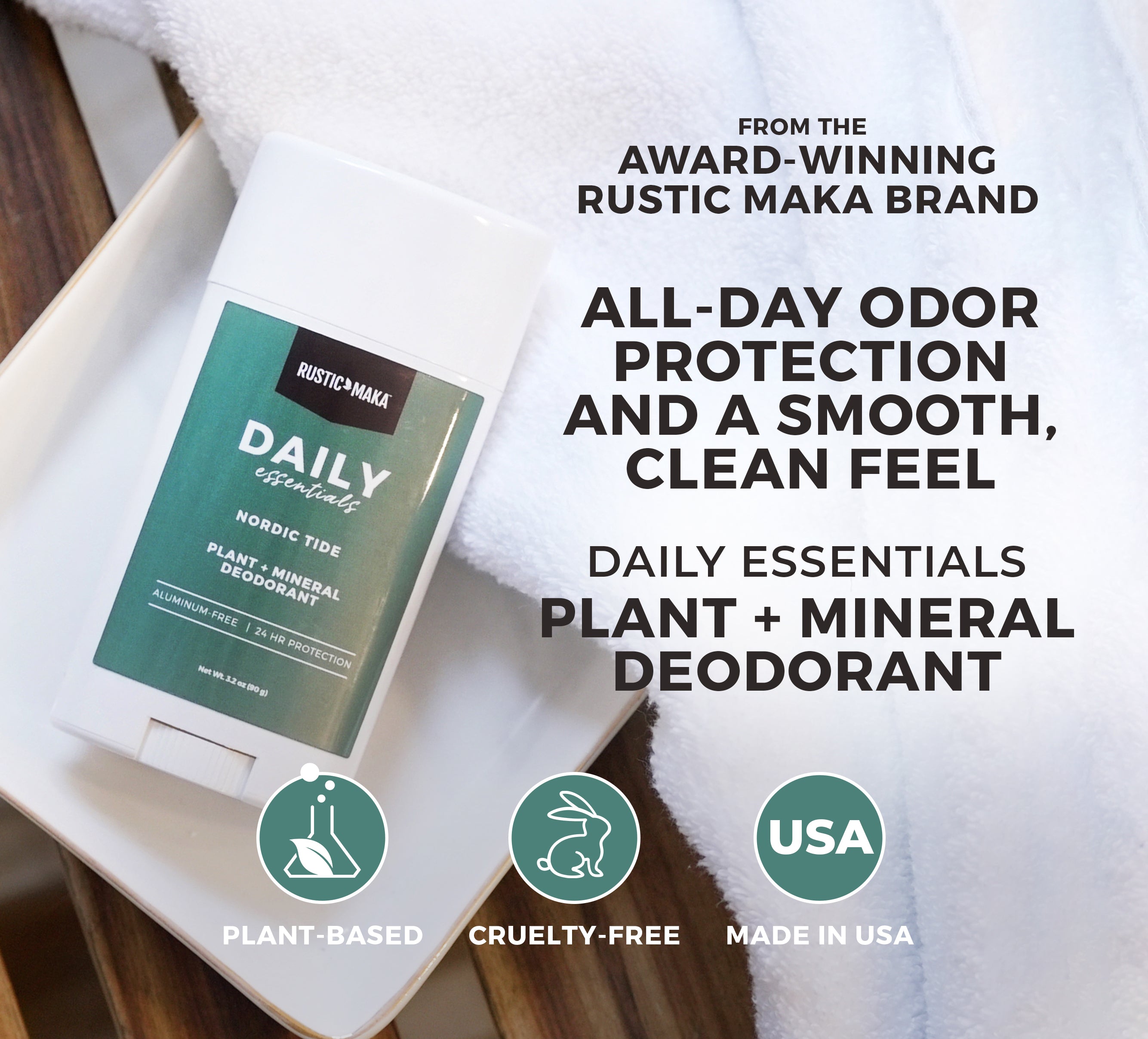 NORDIC TIDE Plant + Mineral Deodorant