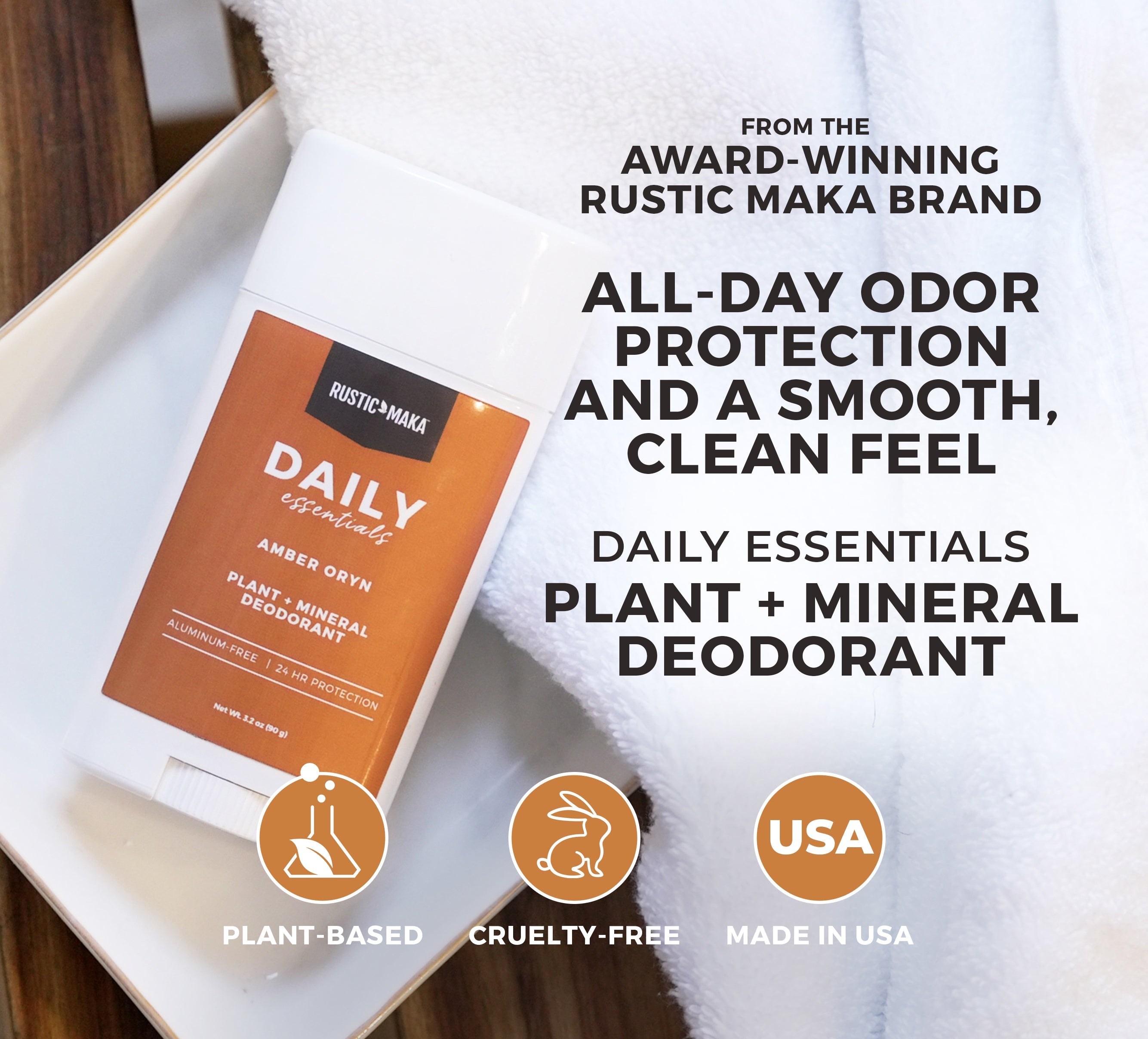 AMBER ORYN Plant + Mineral Deodorant