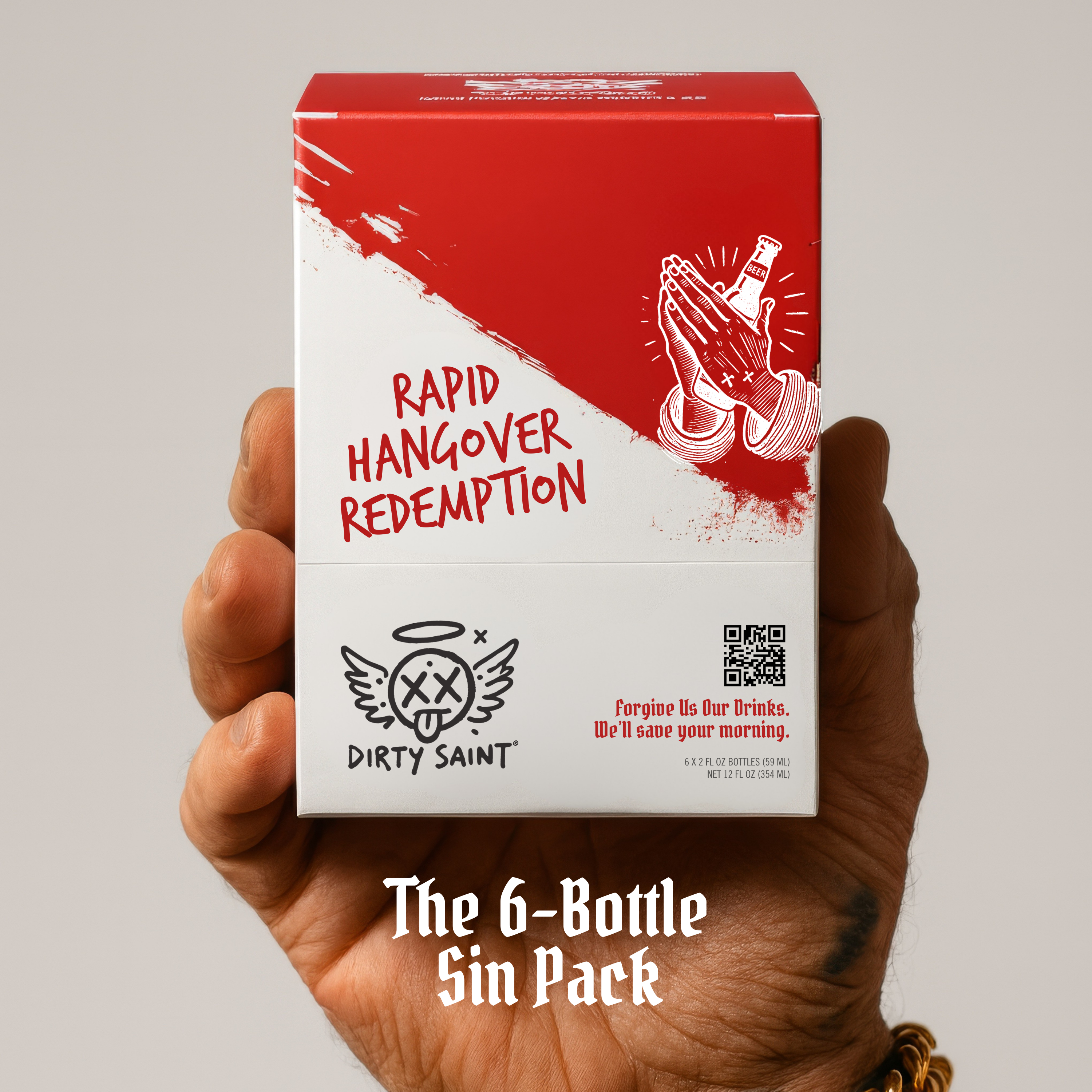 Rapid Hangover Recovery Shot - Natural Grape Flavor | Made in USA