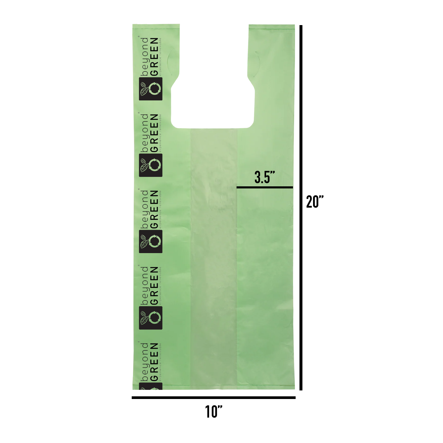 beyondGREEN Large Multi-Purpose Shopper Bags – Made in USA, Tear-Resistant & Leak-Resistant