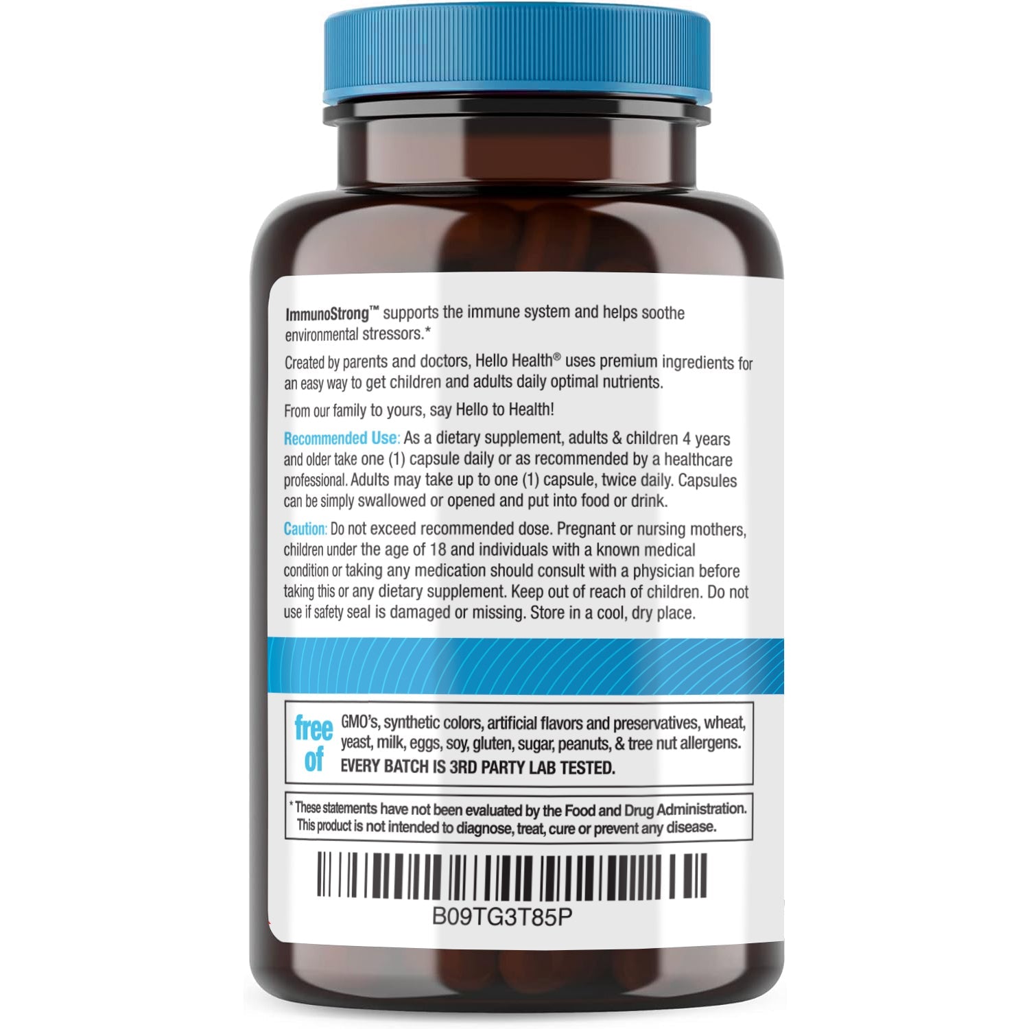 9-in-1 Immune Support Natural & Detox capsules