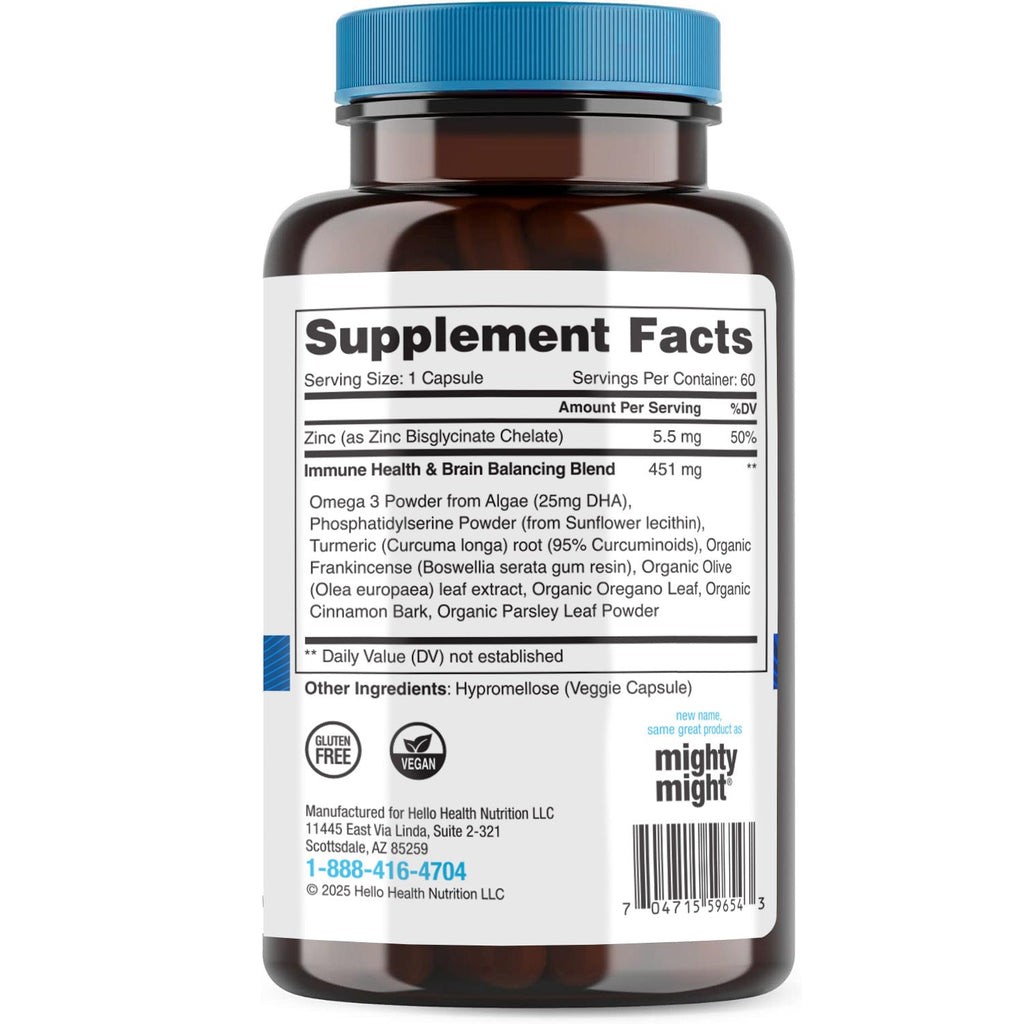 9-in-1 Immune Support Natural & Detox capsules