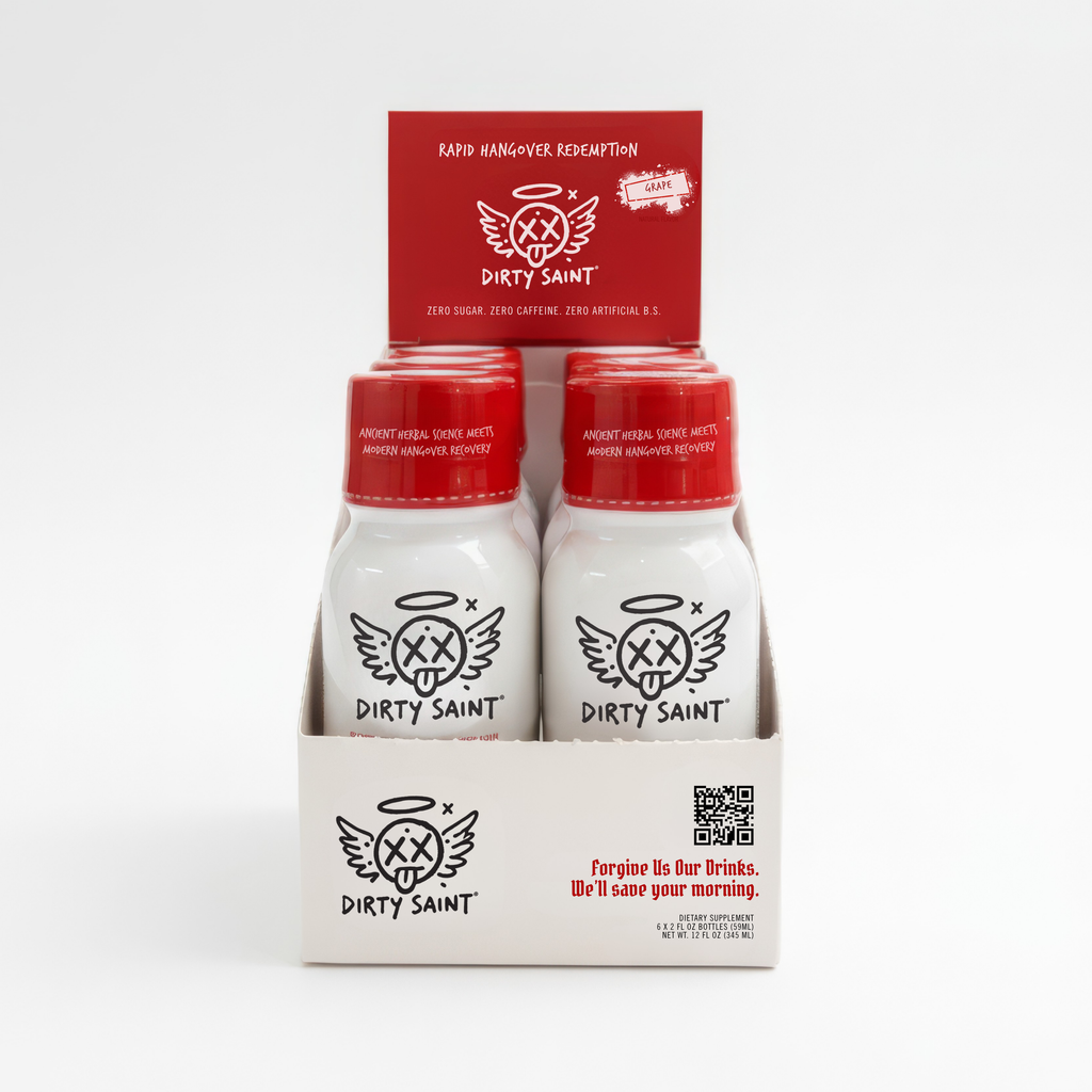 Rapid Hangover Recovery Shot - Natural Grape Flavor | Made in USA