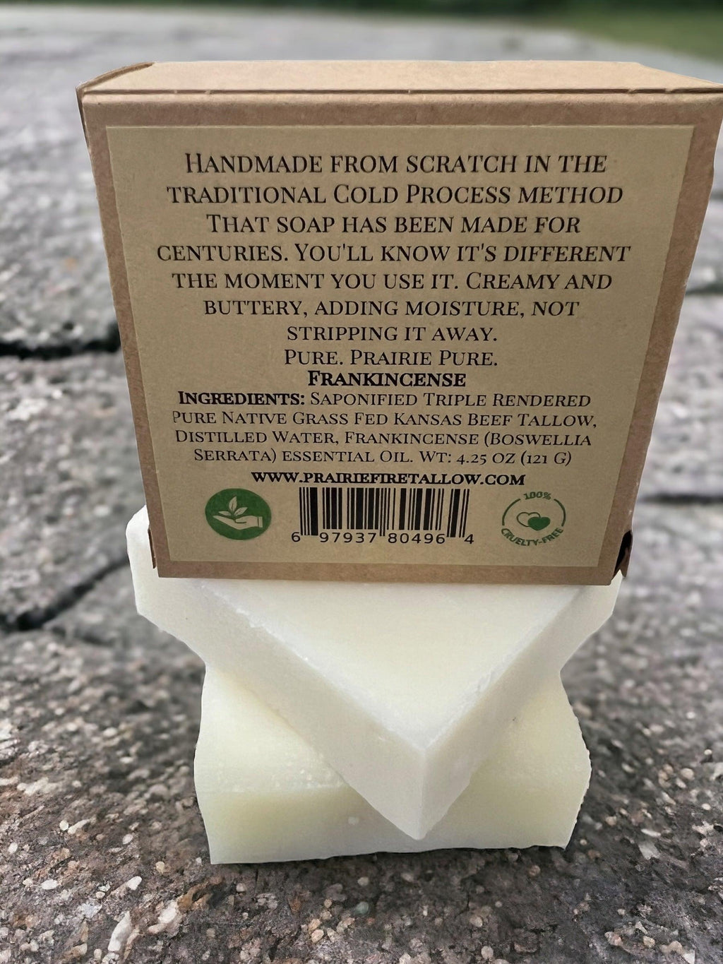 Grass Fed Beef Tallow Soap Bar (3 Pack) – Fragrance Free, Natural & Organic – Moisturizes & Soothes Face, Body & Hair – Handcrafted, Ideal for Sensitive & Dry Skin
