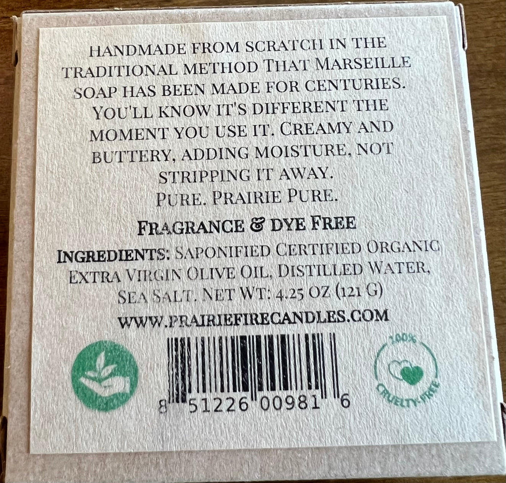 Pure Real Castile - (3 Pack) - Organic Olive Oil Soap for Sensitive Skin - Fragrance Free and Dye Free - 100% Certified Organic Extra Virgin Olive Oil